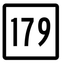 Connecticut State Highway 179 Sticker Decal R5189 Highway Route Sign - $1.45+