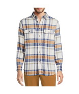George Men&#39;s Long Sleeve Flannel Shirt Size XS (30-32 Color Delicate Ivo... - $34.54 CAD