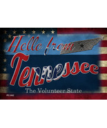 Hello From Tennessee Novelty Metal Postcard - €13,61 EUR