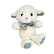 VINTAGE CUDDLE WIT BABY LAMB EASTER EGG BOW EARS + FEET STUFFED ANIMAL P... - $46.55