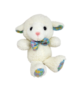 VINTAGE CUDDLE WIT BABY LAMB EASTER EGG BOW EARS + FEET STUFFED ANIMAL P... - £36.56 GBP