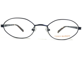 Tory Burch Eyeglasses Frames TY 1025 122 Blue Round Full Wire Rim 49-19-135 - £44.67 GBP