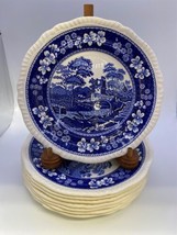 Set of 8 Spode TOWER BLUE Salad / Dessert Plates Made in England - £119.65 GBP