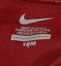 Nike 6C7610 OS Collegiate Licensed Oklahoma University 18 Month Crimson 1 Piece image 4