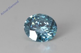 Round Cut Loose Diamond (0.4 Ct,Blue(Irradiated) Color,SI1 Clarity) - £337.61 GBP
