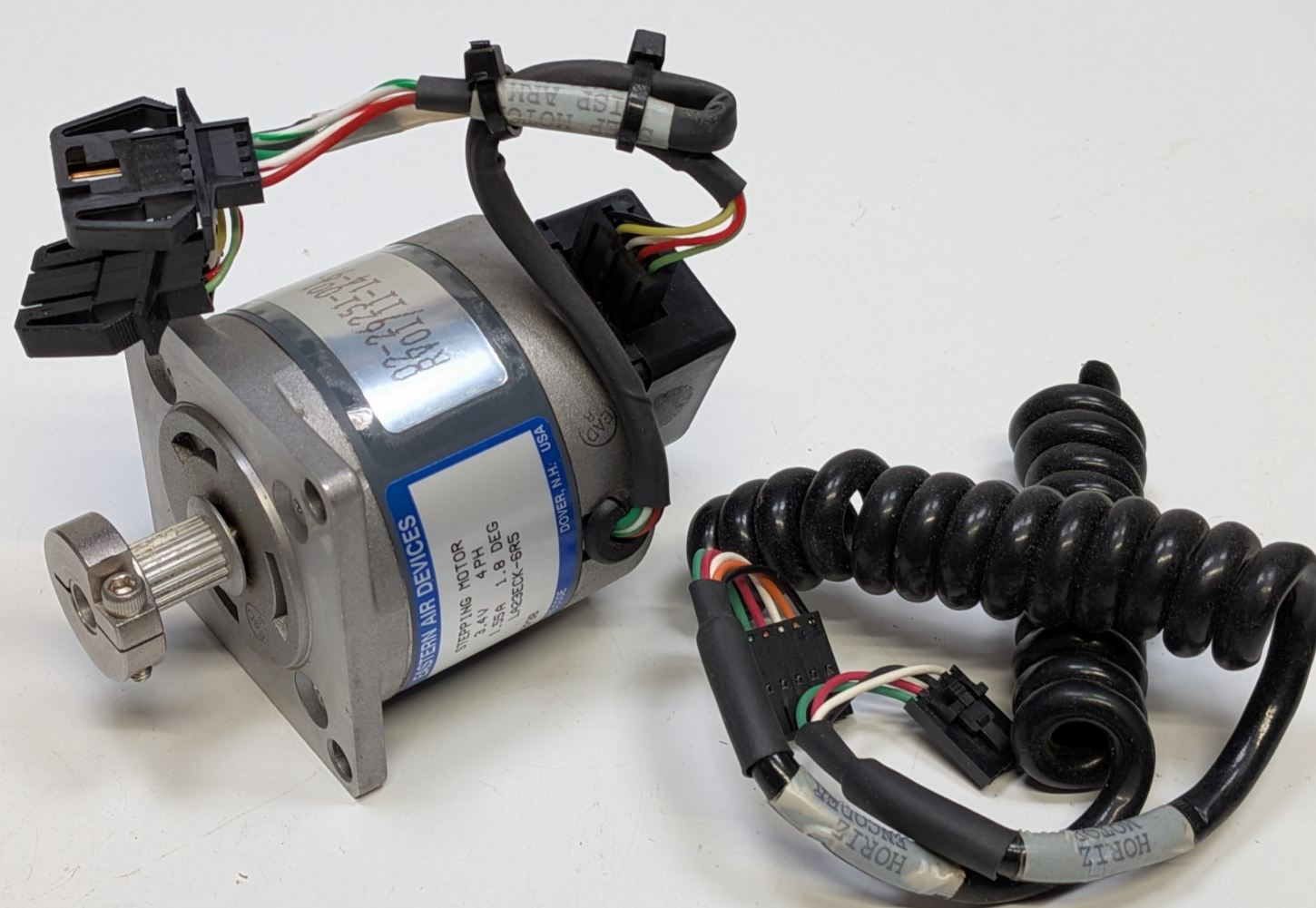 EASTERN AIR DEVICES STEPPING MOTOR LA23ECK-6R5 1.8 DEG w/ HP ENCODER HED... - $197.99