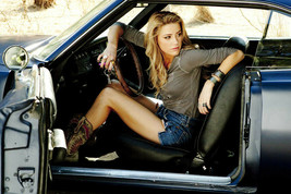 Amber Heard 24X36 Poster Drive Angry Sexy Leggy Denim Shorts - £23.97 GBP