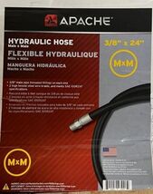 Apache 98398226 4000 psi Universal Hydraulic Hose Assembly 3/8 x 24 in. - $18.80