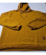 Coofandy Hoodie Men XXL Yellow Polyester Long Raglan Sleeve Hooded Textu... - €12,78 EUR