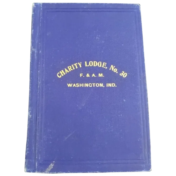 1905 Charity Lodge No. 30 F&amp;AM Washington Indiana Masonic Bylaws   - £52.72 GBP