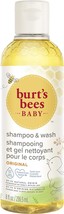 Burts Bees Baby Shampoo and Wash | Baby Wash for Hair and Body | Gentle for Dai - £19.17 GBP