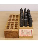 Young Brothers 698690 GRUV-GRIP Carbon Steel Letters Stamp Set 1/4&quot; 6.4m... - $53.91 CAD