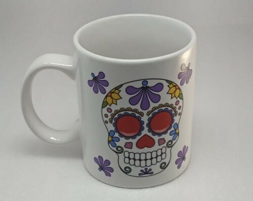 Primary image for Home Essentials SKULL Coffee Mug/Cup Wanderlust Skeleton 15 Oz