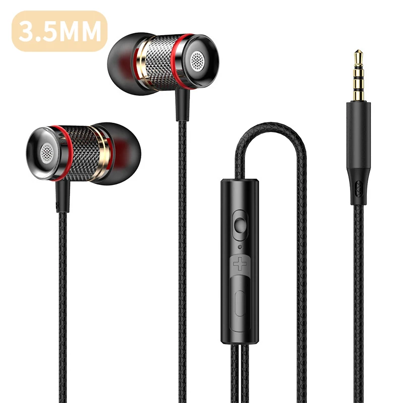 9D HIFI Heavy Bass Earphone 3.5MM AUX/Type-C Digital Chip 7.1 Surround Stereo Wi - £8.38 GBP