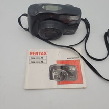 Vintage PENTAX ZOOM 105-R AF Compact Point &amp; Shoot 35mm Film Camera W/Ma... - $46.73