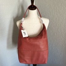 Hobo Entrine Whipstitch Leather Shoulder Tote Bag, Leather, Orange (Ging... - £141.30 GBP