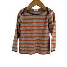 Baby Boden Orange Stripe Long Sleeve Tee Size 18-24 Month - $8.23