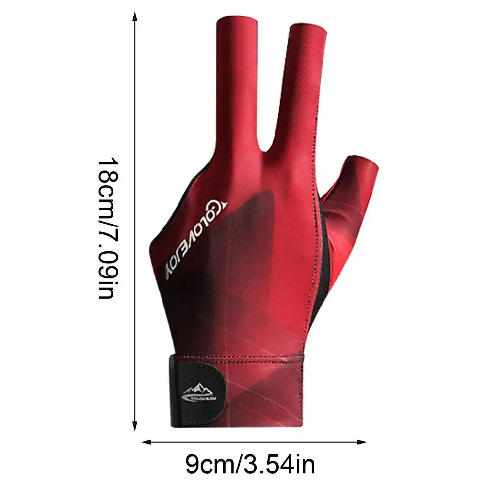 Hot Sale Billiards Glove Non Slip 3 Fingers  Left Hand Snooker Glove ity Billiar - £84.90 GBP