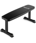 Flat Weight Bench 660 LBS Heavy Duty Strength Training Bench-Black - Col... - €106,85 EUR