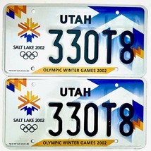 2002 United States Utah Olympic Winter Games Passenger License Plate 330T8 - £26.47 GBP