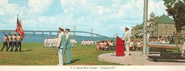 NEWPORT Rhode Island ~ U S Naval Guerre Collège ~ Panorama Carte Postale - $11.33