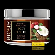 BIOSPA – Body Butter Litchi &amp; Coconut – 350 ml - £29.94 GBP