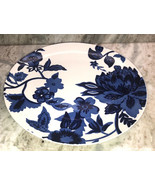 Royal Norfolk Blue Floral Dinner Plate 10.5&quot;Microwave/Dishwasher Safe-NE... - £11.89 GBP