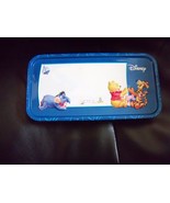 DISNEY Winnie The Pooh &amp; Friends BLUE Pencil Tin Metal Case SCHOOL EUC - $348.28 MXN