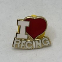 I Heart Racing NASCAR CART IndyCar Auto Racing Race Car Enamel Lapel Hat... - $5.95