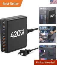 10-Port USB C Charger Block - Compact Fast Charging Station for Home &amp; T... - $73.49