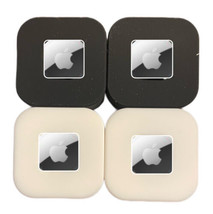 Apple AirTag Compatible Cases For Apple Cat Dog Collar Clip 4 Pack Black/White - £12.39 GBP