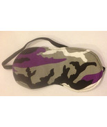 New Purple CAMO SLEEP MASK Eye Sleepwear Bedroom Hunting Clothes Camouflage - €12,24 EUR