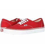 Vans Authentic™ Core Classics Red Canvas Sneakers Size 10.5 - $659.71 MXN
