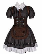 ZYHCOS Women&#39;s Alice Steam Maid Dress Halloween Cosplay Costume (Womens-Large) - £94.75 GBP