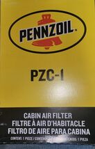 Pennzoil  cabin  Filter PZC-1 - $9.90
