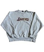 Vintage Nike Team Men’s Lakers Center Swoosh Sweatshirt Sz XL Grey 90’s ... - €84,87 EUR