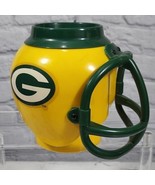 Vintage Green Bay Packers Football Helmet Mug Can Holder Cozie With Insert  - £15.24 GBP