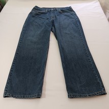 Carhartt 101483-968 Men's Blue Cotton Blend Relaxed Fit Denim Jeans Size (32×28) image 7