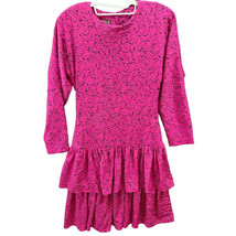 Raoul Petites Womens Dress Pink Size 10P 100% Polyester Long Sleeve Buttons - $19.00