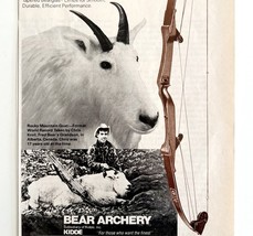Kidde Fred Bear Archery Advertisement 1981 Boys Life Mountain Goat DWEE11 - $27.38 CAD