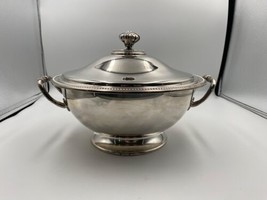 Christofle Silverplate PERLES Round Covered Serving Bowl - £393.30 GBP
