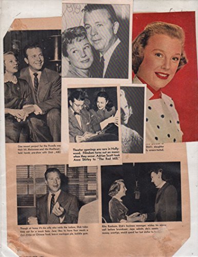 June Allyson original clipping magazine photo lot #Q7941 - $4.89