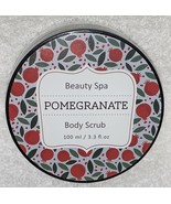 Beauty Spa POMEGRANATE Body Scrub Bath All Over Exfoliator Jar 3.3 oz/10... - £10.07 GBP
