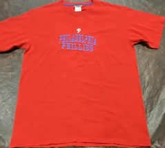 Philadelphia Phillies Embroidered Baseball Vintage T-shirt Size 2XL - £11.75 GBP