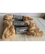 3 Vtg Bucilla Super Mercerized Cotton Wondersheen #9 Ivory Crochet Knit ... - £14.15 GBP