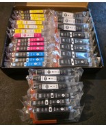 Lot of 27 Canon Compatible Ink Cartridges PGI-250XL CLI-251XL Sealed – E... - $723.92 MXN