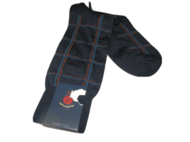 NEW Mens PUNTO Italy Navy Blue SOCKS Wool Blend 10 to 13 - $16.79