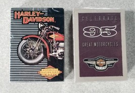 HARLEY DAVIDSON PLAYING CARDS 2 Packs 95th Anniversary NEW OLD STOCK FRE... - £12.49 GBP