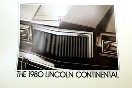 1980 Lincoln Continental Brochure Sales Advertisement Ad - $25.80