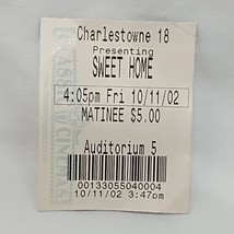 Sweet Home Fri 10/11/02 Classic Cinemas Charlestowne 18 Ticket Stub - €9,24 EUR